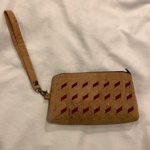 Cork wristlet